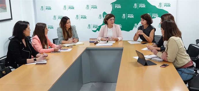 Reunión de la Comisión de Igualdad del PSOE de Málaga.