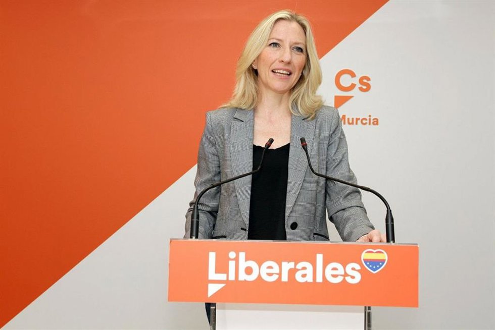 La coordinadora autonómica de Ciudadanos en la Región de Murcia, María José Ros