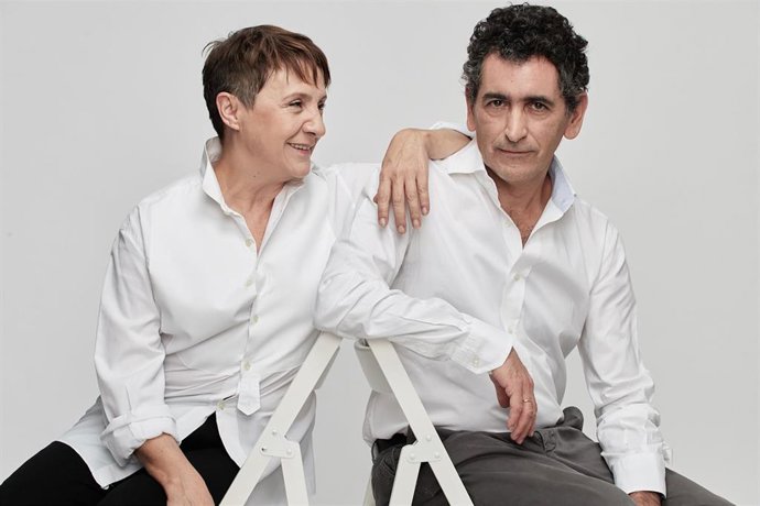 Archivo - Blanca Portillo y Juan Mayorga.