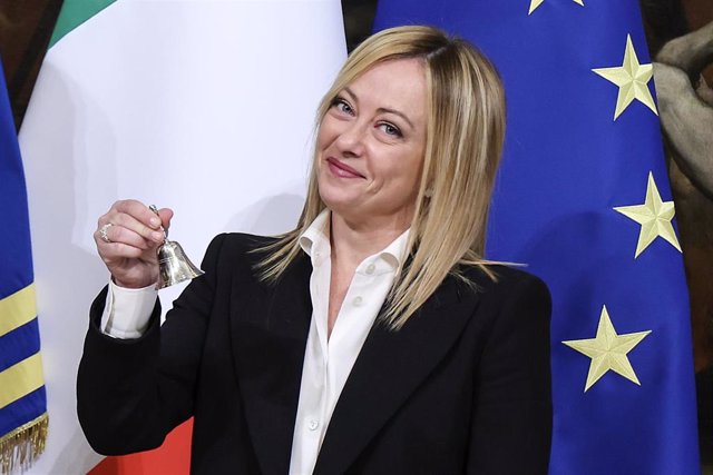 La primera ministra de Italia, Giorgia Meloni  