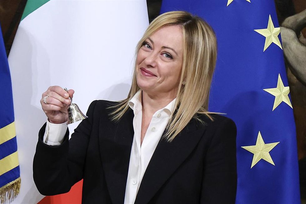 La primera ministra de Italia, Giorgia Meloni