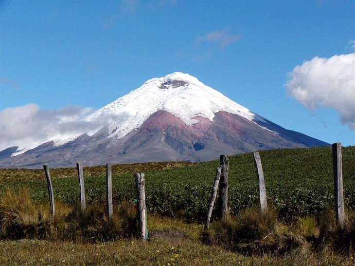 Volcán Cotopaxi, en Ecuador