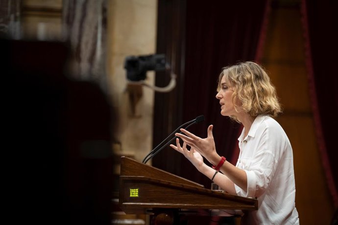 La líder dels comuns al Parlament, Jéssica Albiach
