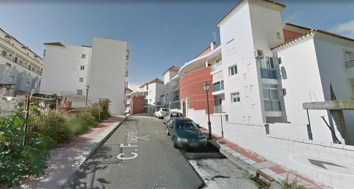 Calle de Torrox donde ha tenido lugar el suceso.
