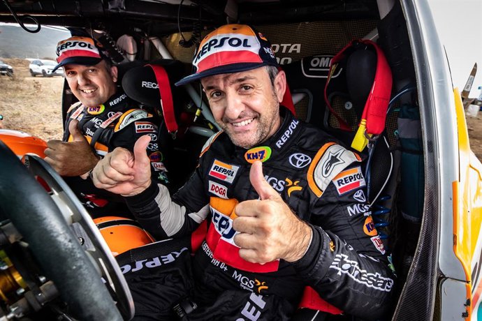 Isidre Esteve completa su preparación para el Dakar 2023 con un quinto puesto en el Andalucía Rally