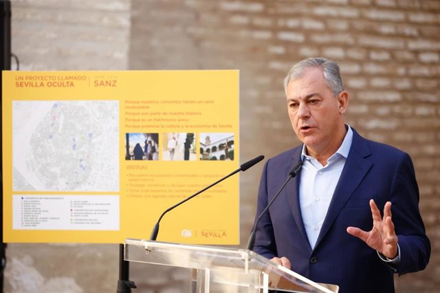 El candidato del PP a la Alcaldía, José Luis Sanz