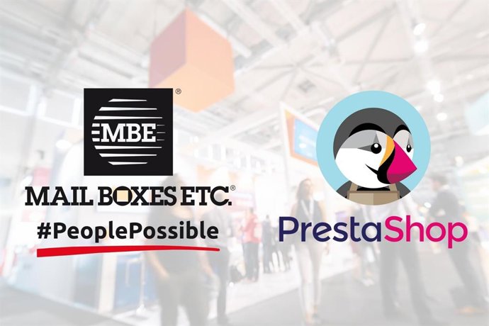 Logos Mail Boxes Etc. y Prestashop.
