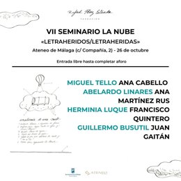 La Fundación Rafael Pérez Estrada aborda este miércoles la pasión por la literatura en el VII Seminario La Nube