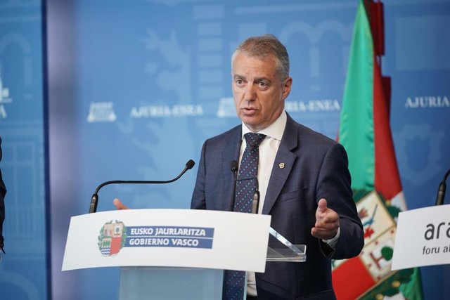 Archivo - El lehendakari, Iñigo Urkullu