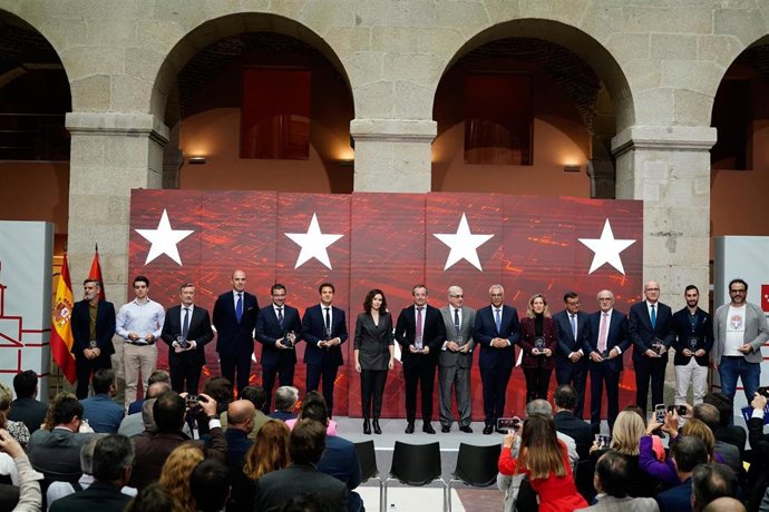 Díaz Ayuso entrega los I Premios de Digitalización de la Comunidad de Madrid