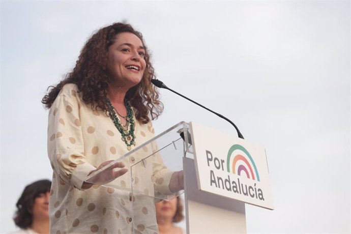 Archivo - La portavoz de Por Andalucía en el Parlamento Andaluz, Inma Nieto, en una imagen de archivo