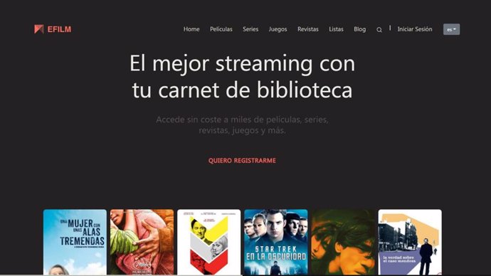 La DPZ contrata una plataforma de préstamo digital para que 47 bibliotecas de Zaragoza vean películas y documentales.