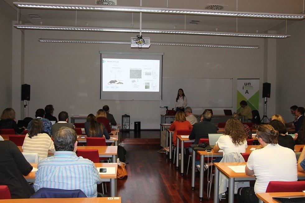 Encuentro científico 'La detección de grasa y el control cerebral de la pubertad'.
