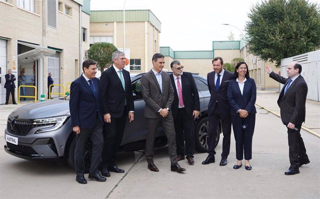 Visita del presidente del Gobierno al Centro de I+D+i de Renault en Valladolid.