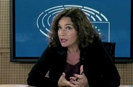 La eurodiputada Lina Gálvez (S&D) en el debate 'El derecho del tiempo, ¿la conquista pendiente del siglo XXI?' en el marco de la Time Use Week 2022