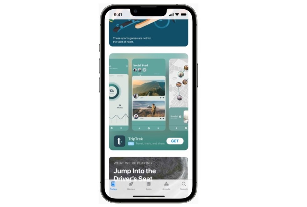 Captura de la nueva interfaz de la App Store