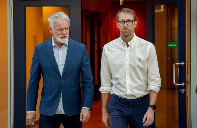 Gardar Sveinbjornsson leading author on the paper with Kari Stefansson CEO and founder of deCODE genetics.   Copyright/deCODE genetics