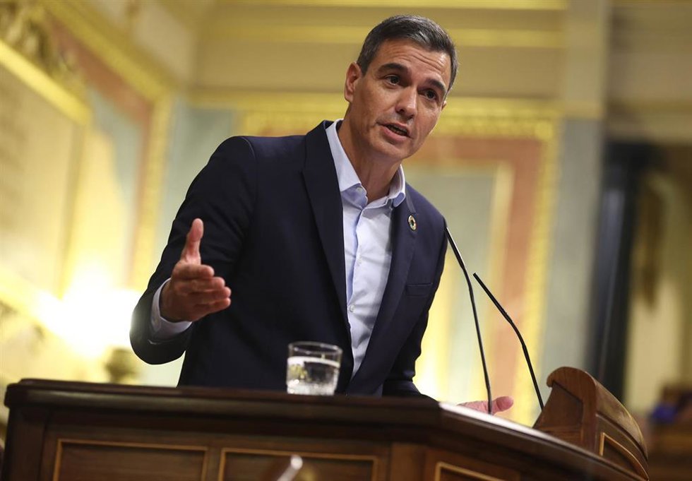 El presidente del Gobierno, Pedro Sánchez