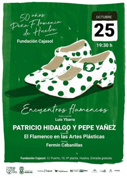 Cartel del Encuentro Flamenco 'El Flamenco en las artes plásticas'