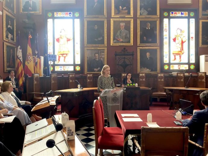 La portavoz de Ciudadanos en el Ayuntamiento de Palma, Eva Pomar.