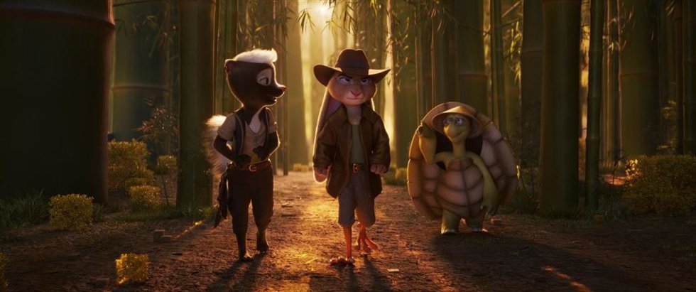 Imagen de 'Hopper, el polloliebre', de Benjamin Mousquet y Ben Stassen.