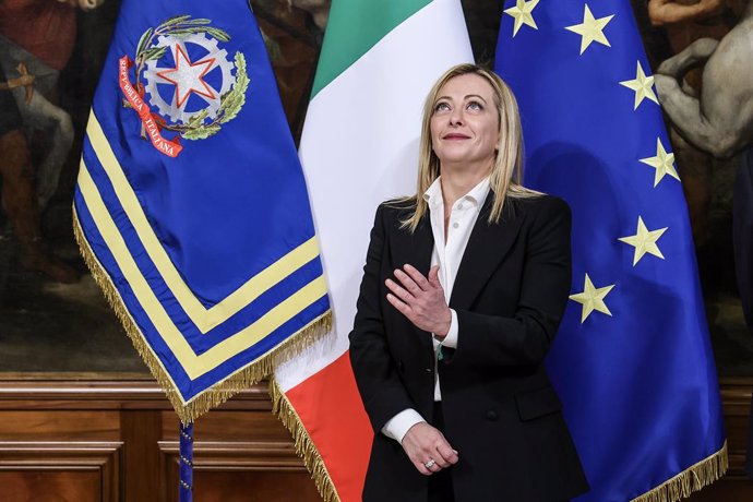 La primera ministra italiana, Giorgia Meloni