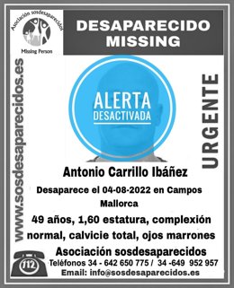 Imagen con la desactivación de la alerta.