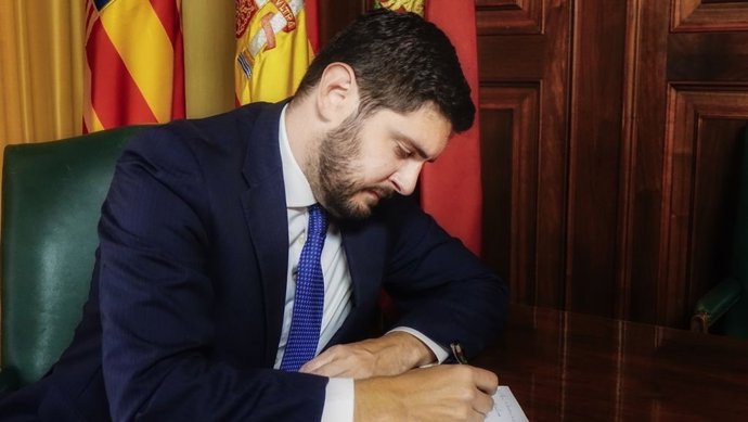 El concejal de VOX en Teruel, Alejandro Nolasco.