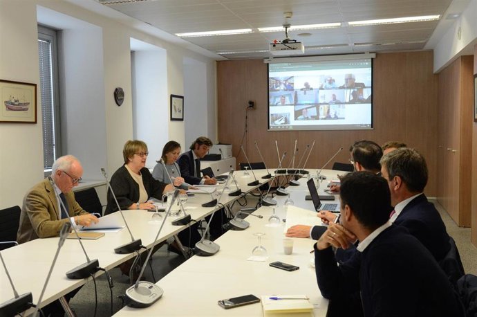 Imagen de la reunión de este lunes.