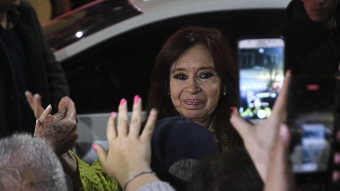 Archivo - La vicepresidenta de Argentina, Cristina Fernández de Kirchner