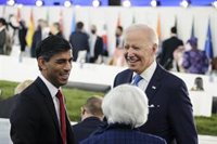 Biden califica de "bastante asombrosa" la elección de Rishi Sunak como primer ministro de Reino Unido