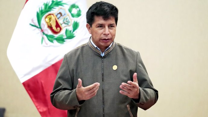 El presidente de Perú, Pedro Castillo