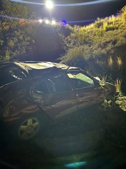 Imagen del vehículo siniestrado