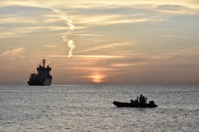 Llega el cable submarino 2Africa a Sant Adri del Bess (Barcelona)