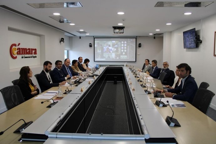 Archivo - Reunión de la Cámara de Comercio con Puertos del Estado