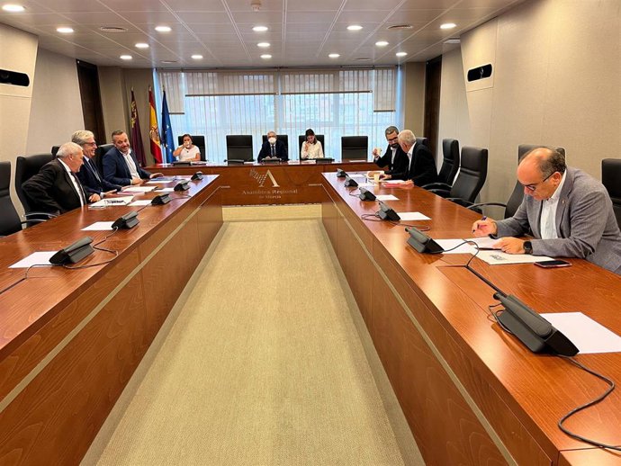 Reunión de la Junta de Portavoces de la Asamblea Regional de Murcia
