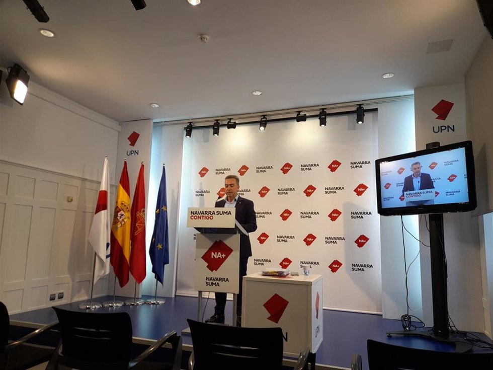 El portavoz de NA+ en la comisión de Desarrollo Rural y Medio Ambiente del Parlamento de Navarra, Miguel Bujanda