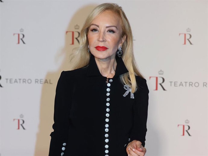 Carmen Lomana, en la inauguración de la temporada del Teatro Real