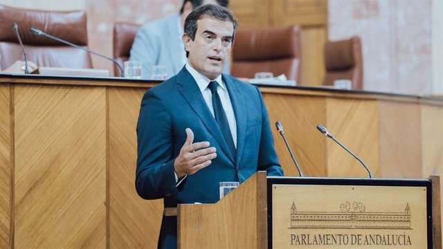 El diputado de Vox en el Parlamento andaluz Antonio Sevilla