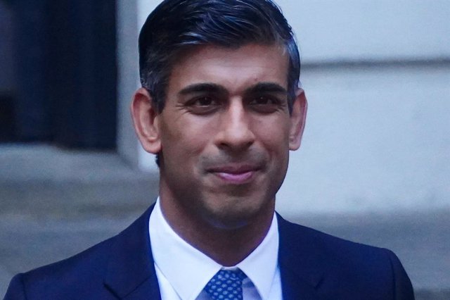 25 October 2022, United Kingdom, London: Newly-appointed British Prime Minister Rishi Sunak