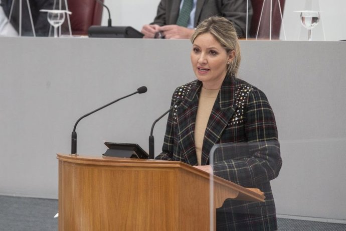 Archivo - La diputada de Ciudadanos Ana Martínez Vidal.