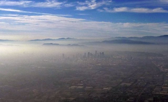 Nubes bajas en Los Ángeles