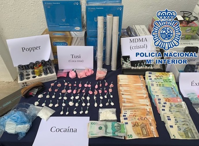 Parte del material incautado en la operación 'Scooter'.