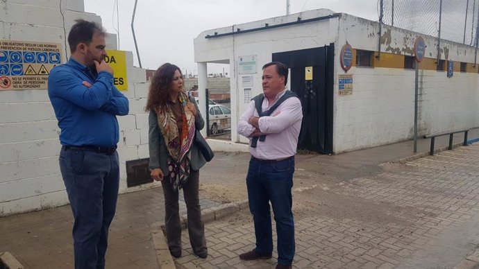 Visita de Rafael García a Lebrija
