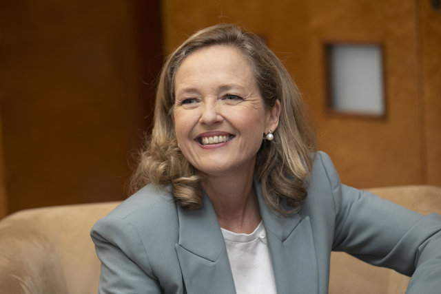 La vicepresidenta del Gobierno y ministra de Asuntos Económicos, Nadia Calviño