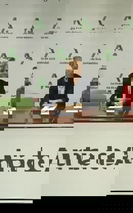 El delegado territorial de Empleo, Empresa y Trabajo Autónomo de la Junta de Andalucía en Almería, Amós García Hueso.