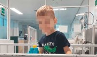 Esperan que Oliver, niño malagueño con tumor cerebral que vive en México, llegue el miércoles a Barcelona para operarlo