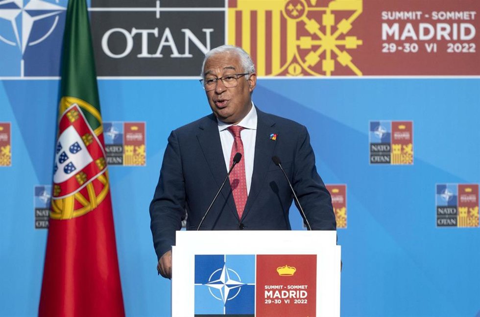 Archivo - António Costa, primer ministro de Portugal, durante la cumbre de la OTAN en Madrid