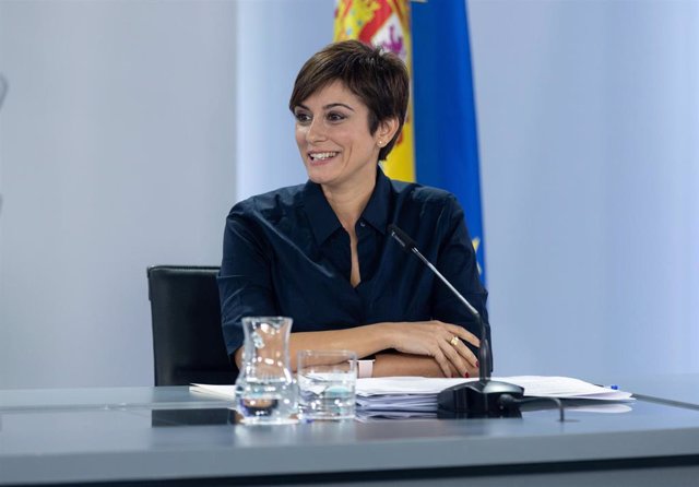 La portavoz del Gobierno, Isabel Rodríguez, en una rueda de prensa posterior a la reunión del Consejo de Ministros.