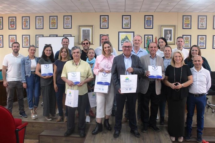 Entrega de las 16 certificaciones Sicted que han recibido diversas empresas y un servicio público de la Costa del Sol-Axarquía